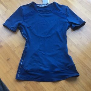 Stella McCartney by Adidas blue fitted tee